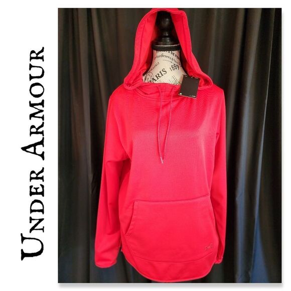 NWT Under Armour Womens Fleece Pull Over Hoodie - Picture 1 of 12